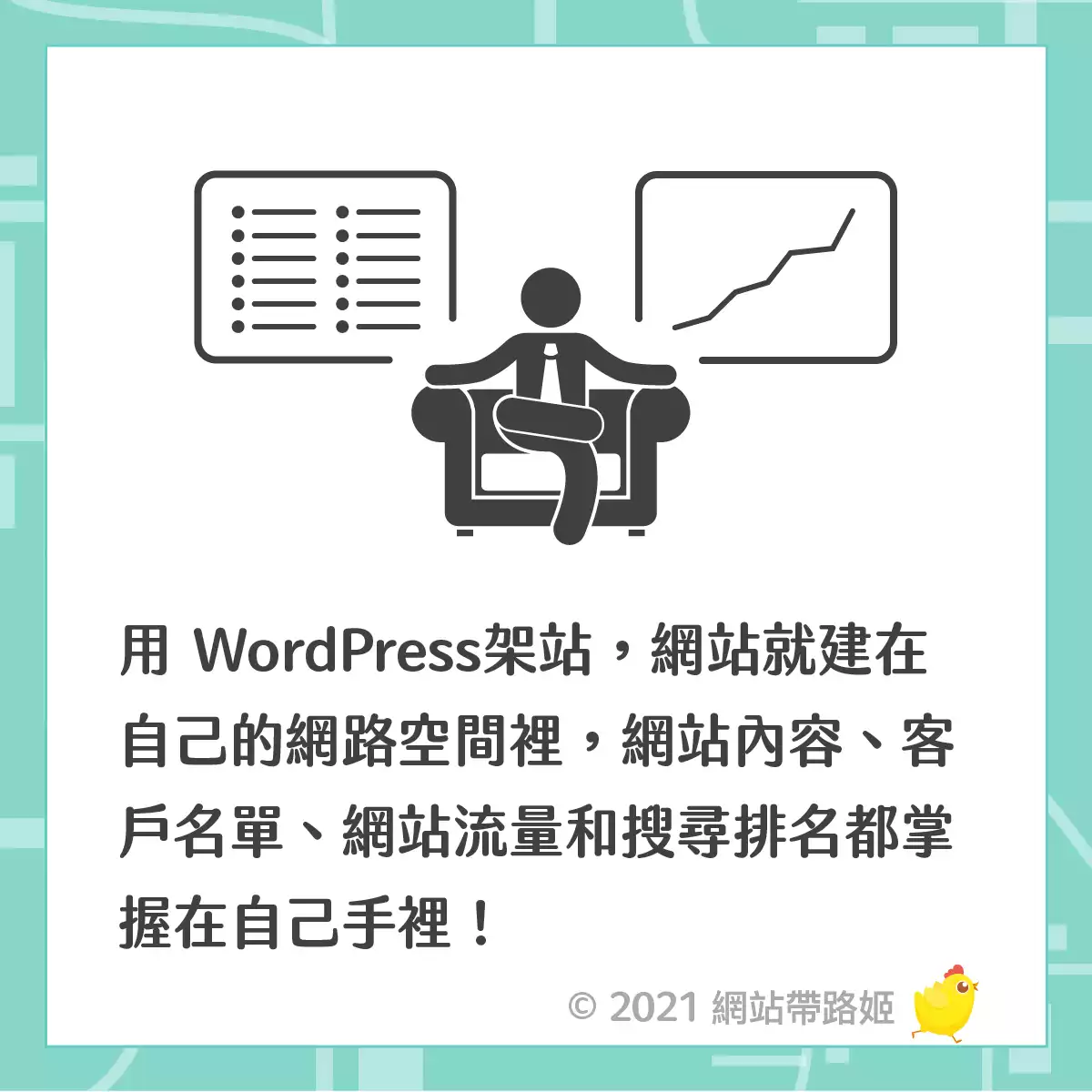 用 WordPress架站,網站內容、流量都掌握在自己手裡